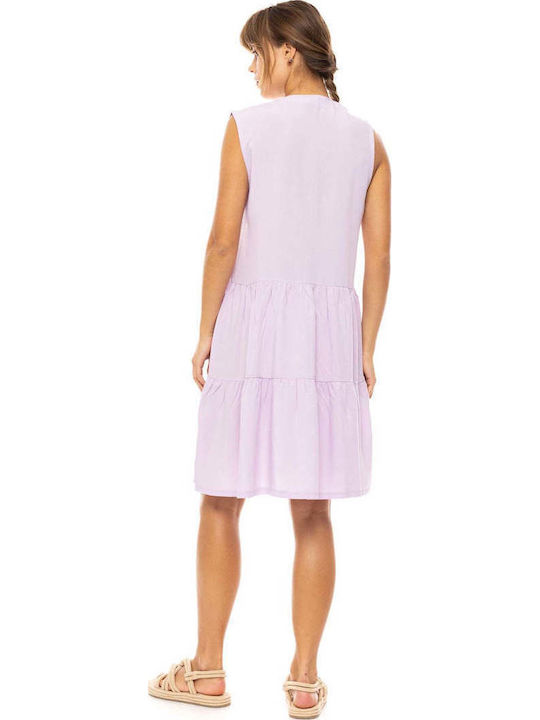 Pink Label Γυναικείο Καφτάνι Παραλίας Κόκκινο