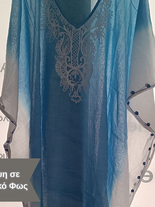 Suga Women's Beachwear Caftan Blue