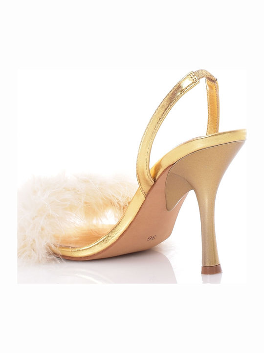 Heels Πέδιλα Χρυσά