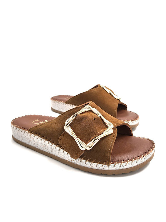 Leather Women's Anatomic Sandals Tabac Brown