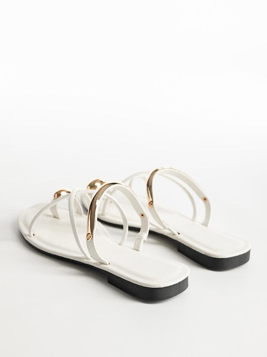Damen Flache Sandalen Weiß K26-301-5294-Weiß
