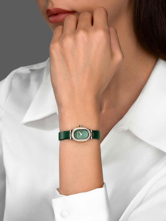 Cerruti Crystals Кварцов Часовник с Текстилна Каишка Cerruti Crystals Кварцов Часовник с Текстилна Каишка