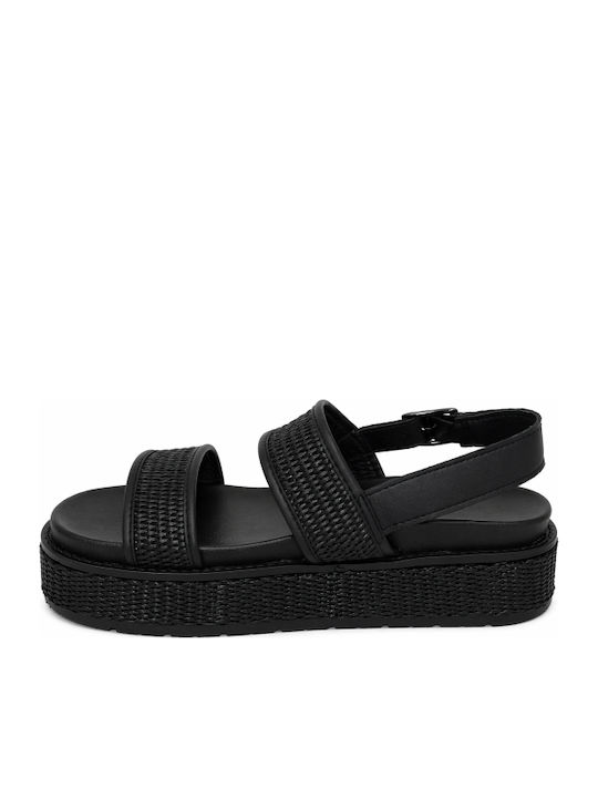 Summer Women's Black Platforms SJ-H8-932-26FL-Black