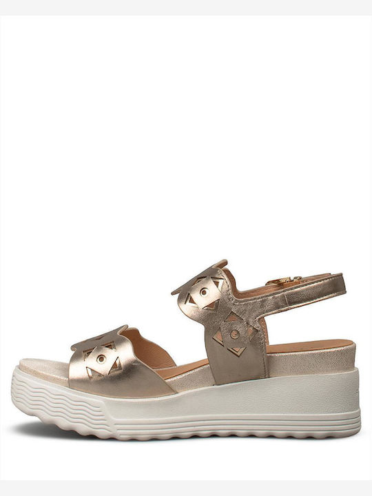 Parky Women's Gold Platforms
