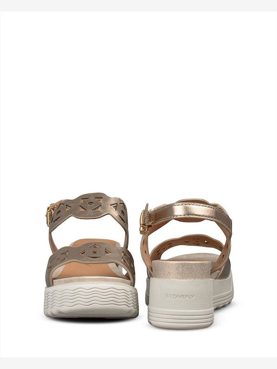 Parky Women's Gold Platforms