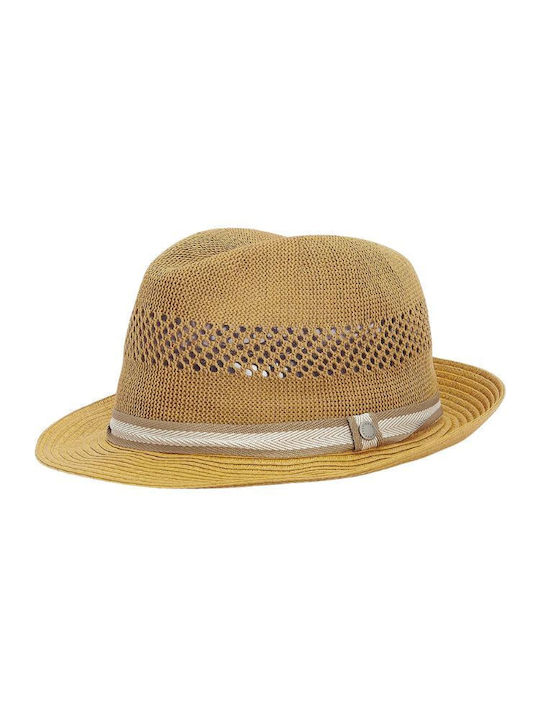 Barbour Craster Trilby Ψάθινο Ανδρικό Καπέλο Καφέ