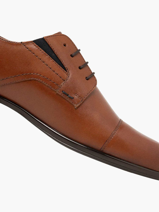 Pantofi Eleganți Bărbătești din Piele Tabac