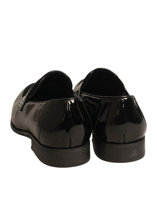 Δερμάτινα Ανδρικά Loafers σε Μαύρο Χρώμα