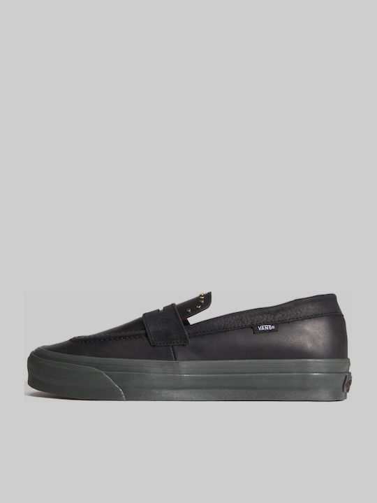 Δερμάτινα Ανδρικά Loafers σε Μαύρο Χρώμα