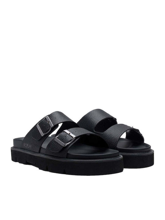 Hallan Men's Sandals in Black Colour