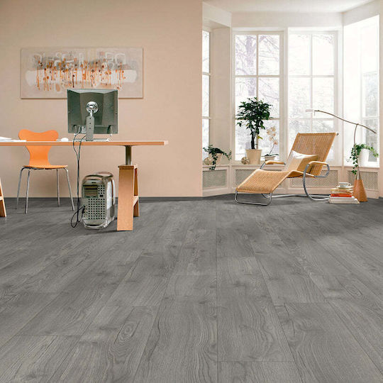 Laminated Flooring Egger Grey Oak Pl1028 12.00 Mm 32/ac4 Beveled Edge