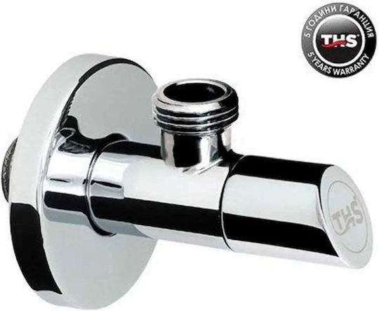 Shut-off Valve 1/2 X 3/4 Ths Thermostyle Sharp Silver