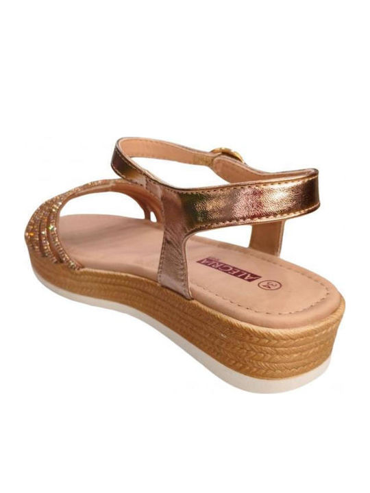 Kids' Anatomic Gold Sandals