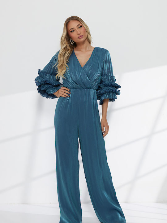 Women's Blue Jumpsuit K261001_0101