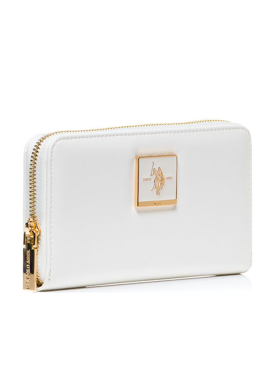 U.S. Polo Assn. Μεγάλο Γυναικείο Πορτοφόλι Λευκό U.S. Polo Assn. Μεγάλο Γυναικείο Πορτοφόλι Λευκό