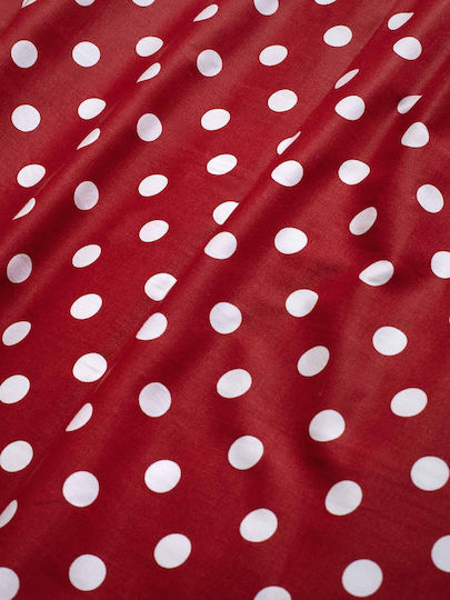 Royal Sheet Sets Queen 240x260cm. Sateen Signature Dots Red 4pcs