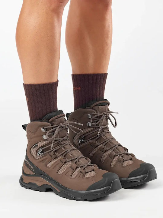 Salomon Men's Hiking Waterproof Boots With Gore-Tex Membrane Brown