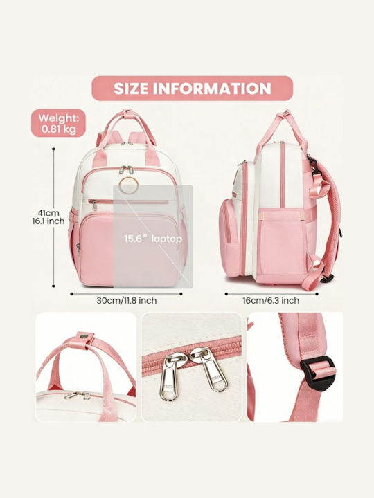 Miss Lulu Backpack Ροζ