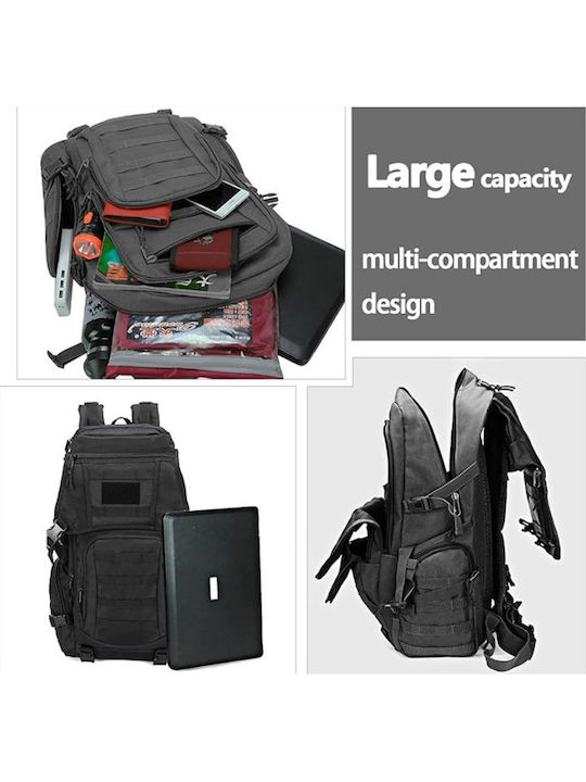 Backpack Αδιάβροχο 50lt Μαύρο