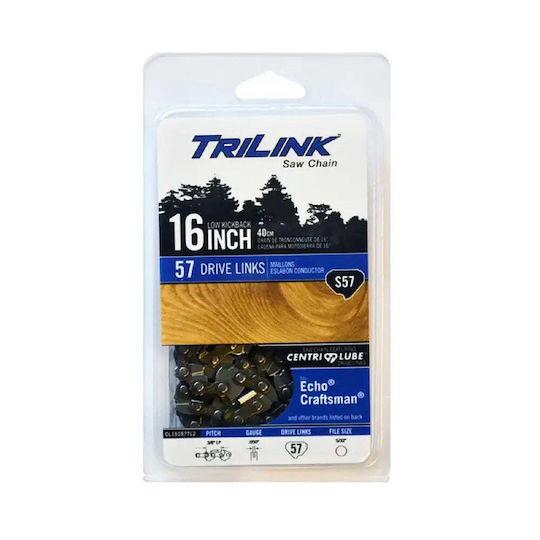Chain 16'' 3/8'' 1.3mm 57 Links Trilink