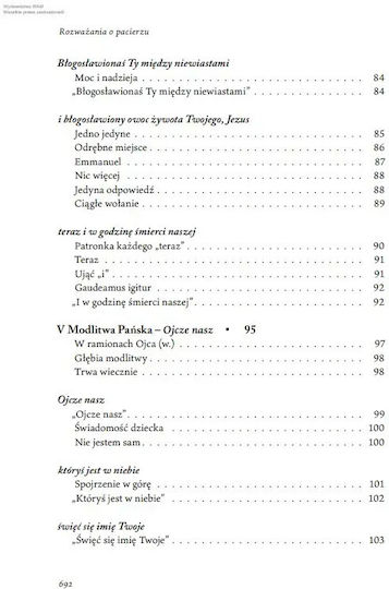 Rozważania O Pacierzu. Antologia