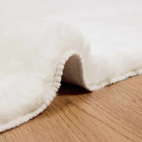 vidaXL Teppich Rechteckig Synthetisch,Polyester/Cotton/Leather Beige
