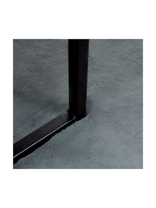 vidaXL Χαλί Στρογγυλό Γκρι Φ120cm
