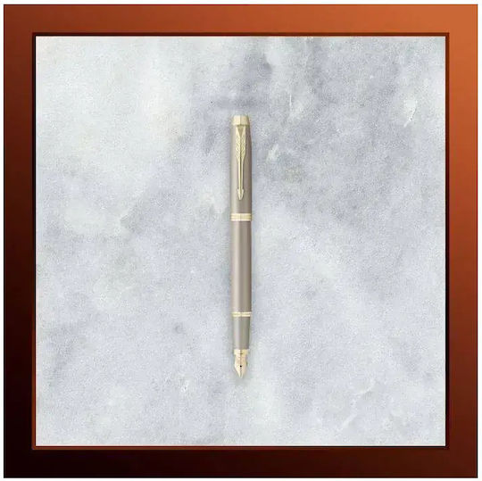 Parker IM Sandstone CHT Fountain Pen Medium Bronze Made of Brass