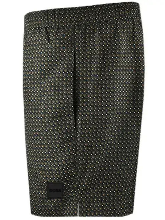 Vibe Men's Swimwear Shorts Jetblack With Patterns