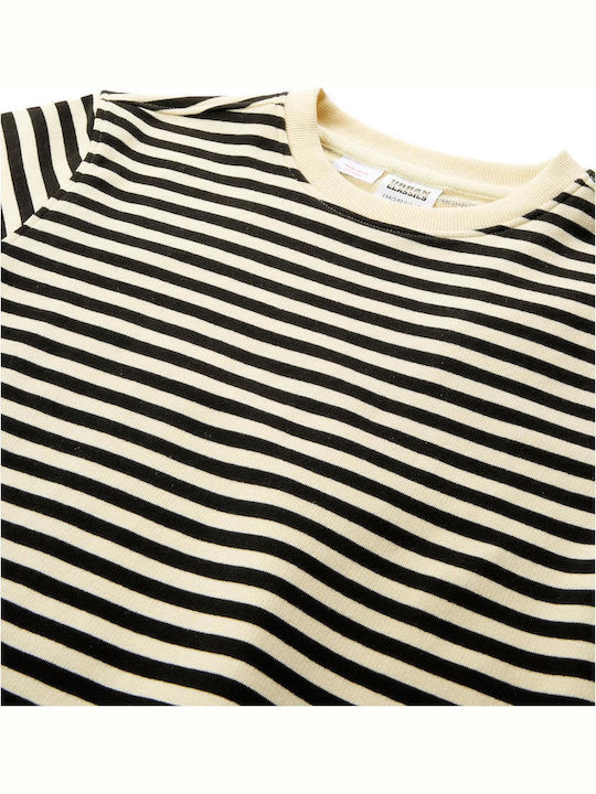Kids Sweatshirt Black/Whitesand