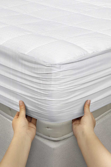 Protecție Pentru Saltea Hauz Royal 120gr 100x200+40 Albă