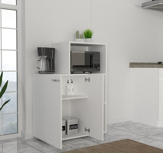 Boden Küchenschrank Weiß 90x40x123cm