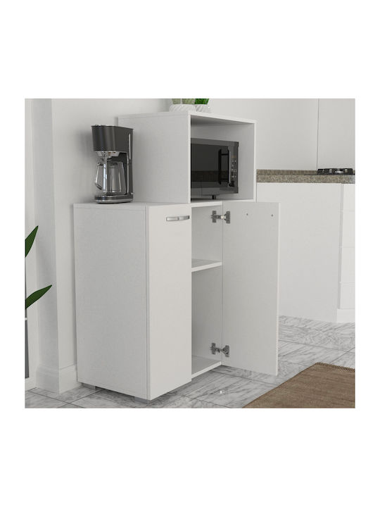 Dulap de Pardoseală Alb 90x40x123 cm