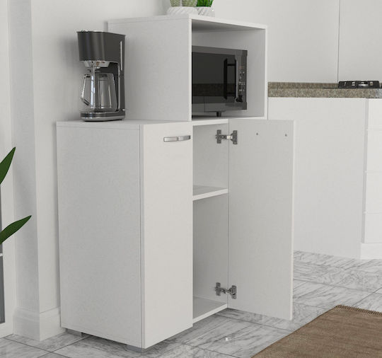 Boden Küchenschrank Weiß 90x40x123cm