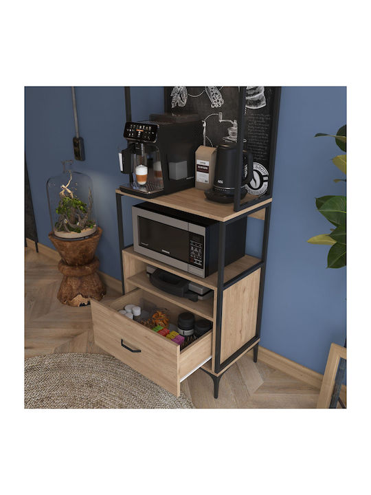Στήλη Κουζίνας Walnut 90x44.7x21.2εκ.