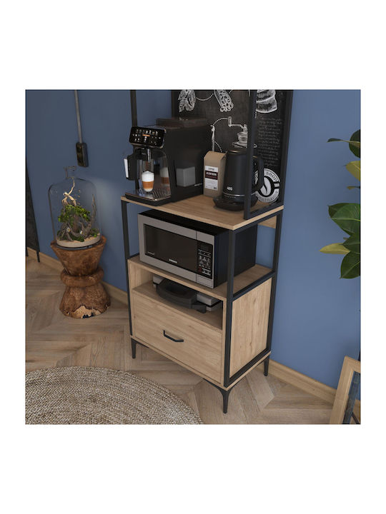 Στήλη Κουζίνας Walnut 90x44.7x21.2εκ.