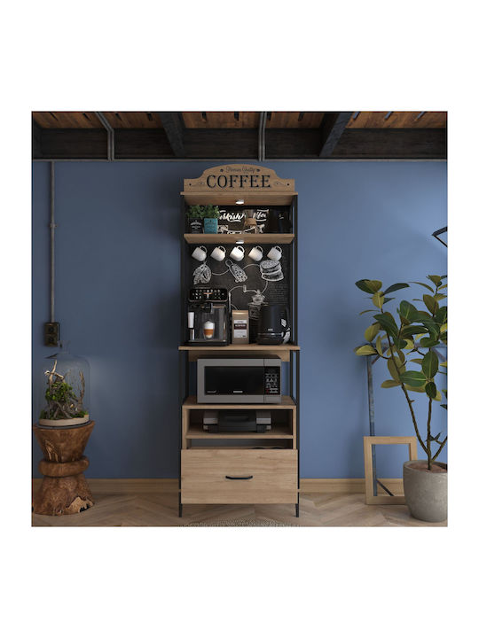 Στήλη Κουζίνας Walnut 90x44.7x21.2εκ.