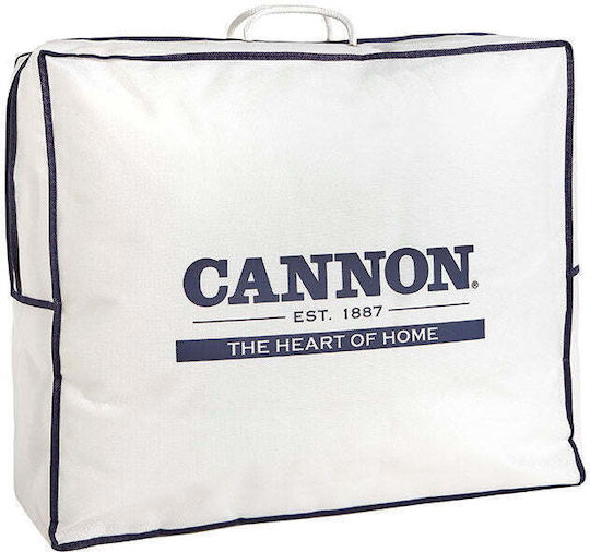 Cannon Πάπλωμα Μονό 160x230εκ. Scotch Λευκό 350 GSM