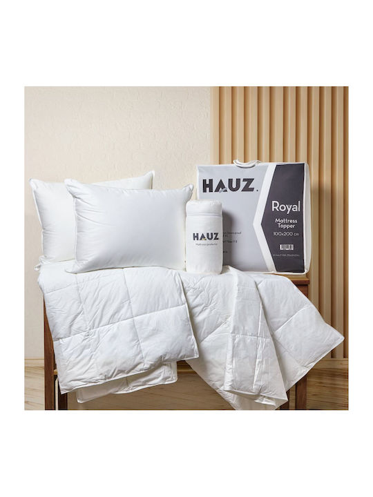 Hauz Пухено Куинсайз 220x240бр Бял