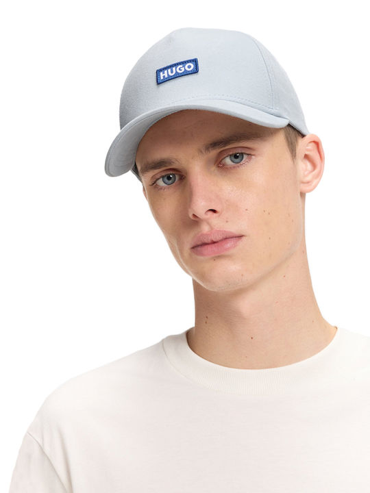 Hugo Jinko Embroidered Logo Label Cap Men's Hugo Light Blue 50522014-460