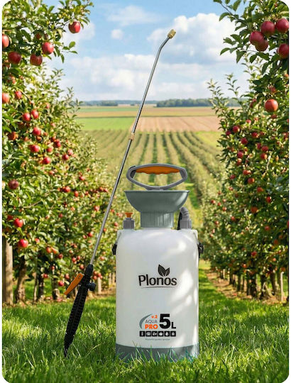 Plonos Pressure Sprayer with 5lt Capacity 2.76bar in Gray Colour