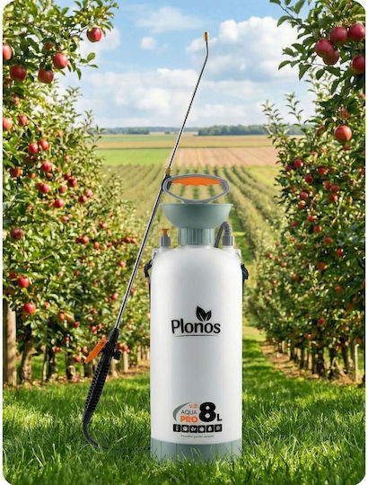 Plonos Pulverizator cu Presiune cu Capacitate de 8l 2.76bar în Culoare Gri