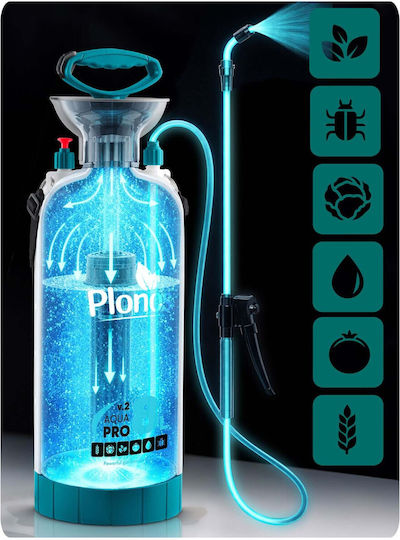 Plonos Ψεκαστήρας Προπιέσεως με Χωρητικότητα 8lt 2.76bar σε Γκρι χρώμα