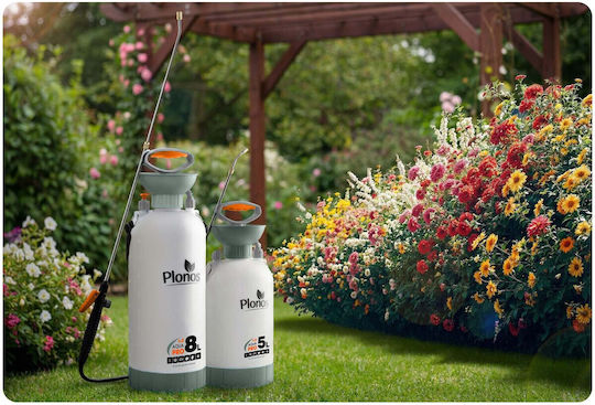 Plonos Pulverizator cu Presiune cu Capacitate de 8l 2.76bar în Culoare Gri