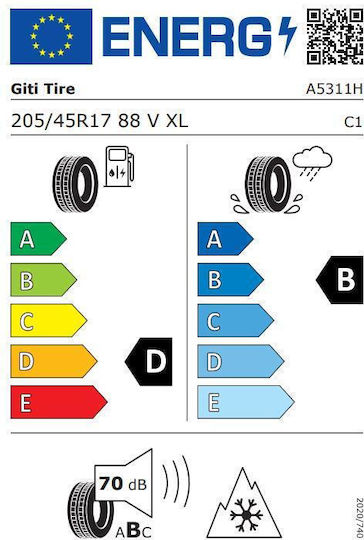 Giti 205/45R17 88V Anvelopă Auto 4 Anotimpuri