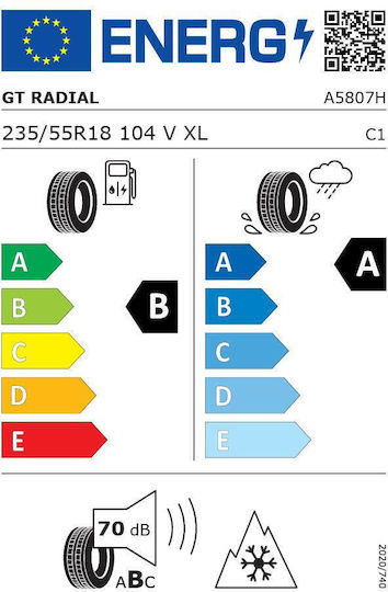 GT Radial 235/55R18 104V Λάστιχο 4 Εποχών Αυτοκινήτου
