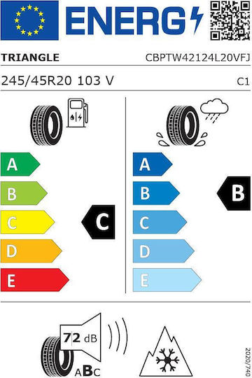 Triangle 103V Χειμερινό Λάστιχο Αυτοκινήτου