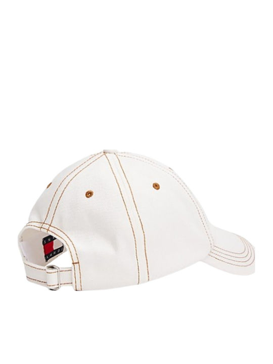 Tommy Jeans Heritage Denim Cap Denim White