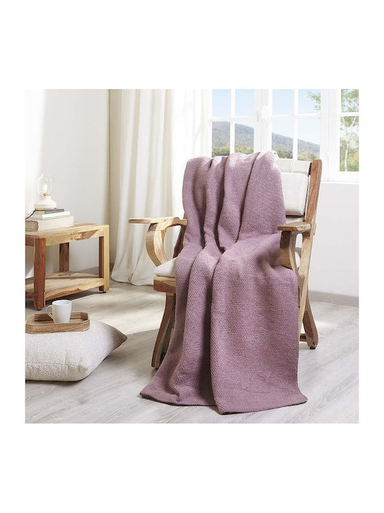 Cannon Cotton Fresh Decke Moné 170x220cm Burnt Rosa