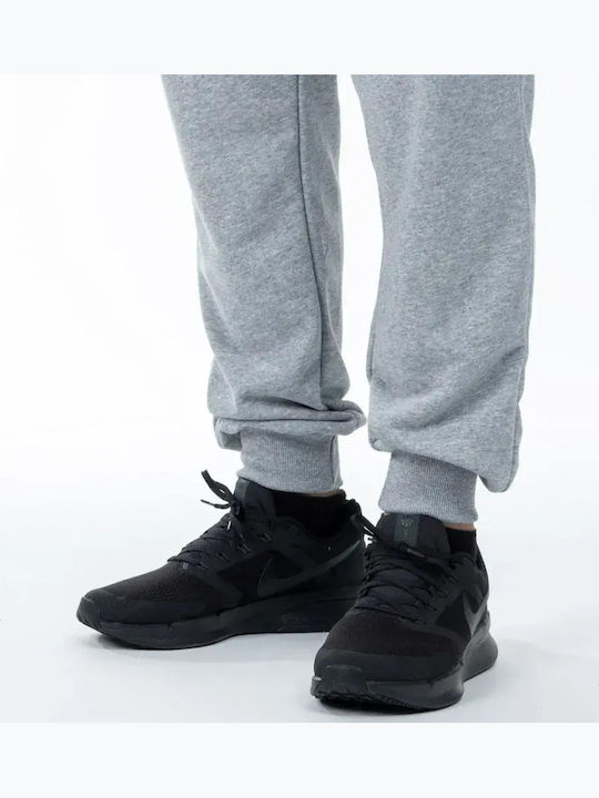 Herren-Sweatpants mit Gummizug Grau Melange